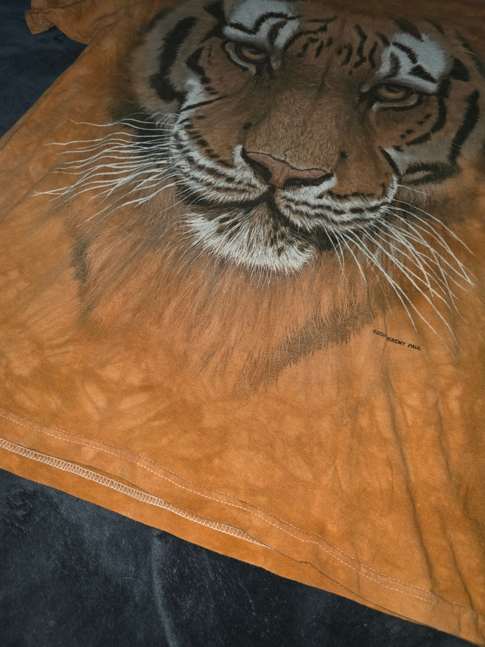 The Mountain Orange Tiger Face Tee - Picture 5 of 10